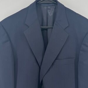 Burberry London Men's 41 Regular Navy Wool‎ Kensington Suit Blazer Jacket